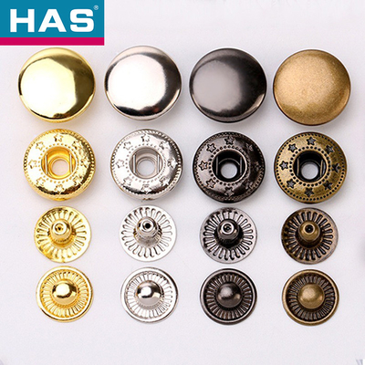 Zinc Alloy Press Stud Button Magnetic Snap Fastener Button 18mm