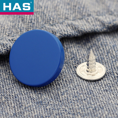 15mm / 17mm Metal Jeans Button Colorful Custom Snap Buttons For Jeans Clothing