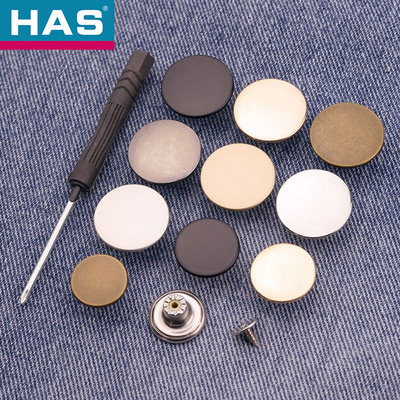 Zinc Alloy Press Stud Button Magnetic Snap Fastener Button 18mm