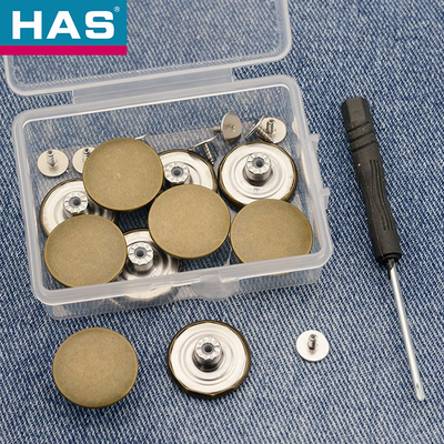 Zinc Alloy Press Stud Button Magnetic Snap Fastener Button 18mm