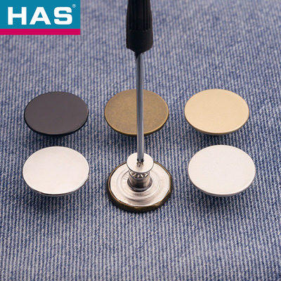 Zinc Alloy Press Stud Button Magnetic Snap Fastener Button 18mm
