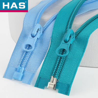 Two Way Coil Separating Zipper Eco Friendly Heavy Duty Zippers For Tents