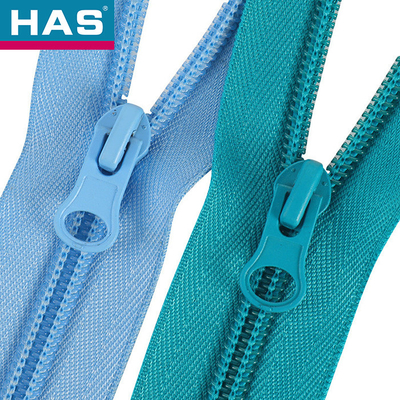 Two Way Coil Separating Zipper Eco Friendly Heavy Duty Zippers For Tents