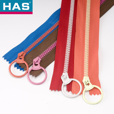 Resin Handmade Zipper Nickel Free #10 Plastic Zipper Two Way