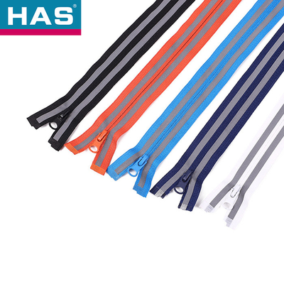 #5 #7 Reflective Zipper Closed End / Open End Invisible Separating Zipper