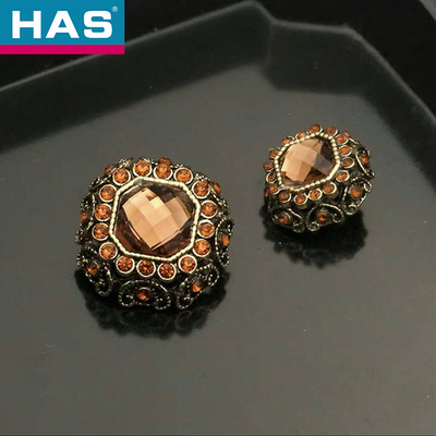 Colorful Metal Coat Button 18mm / 23mm Decorative Coat Buttons