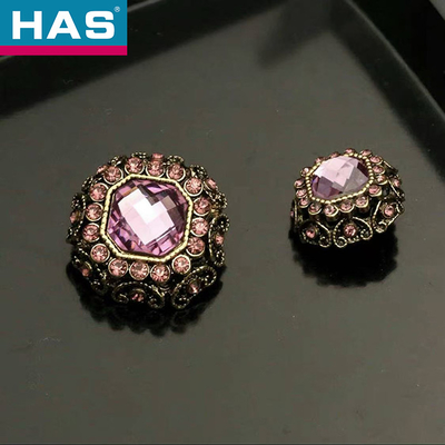 Colorful Metal Coat Button 18mm / 23mm Decorative Coat Buttons