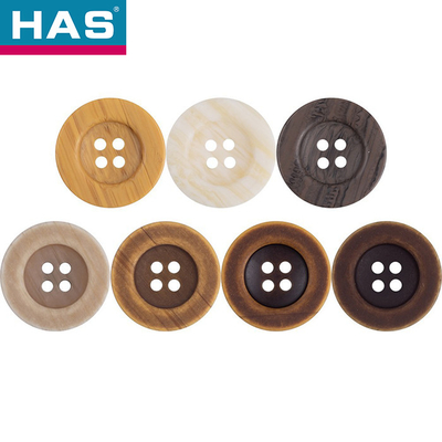 Durable Polyester Button Non Toxic Resin Buttons Eco Friendly