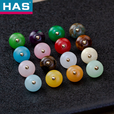 Round Plastic Buttons 10mm Craft Buttons Durable With Plain Material Type