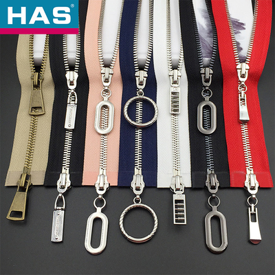 Versatility #5 Metal Zipper Slider Gold Black Brass Zipper Slider