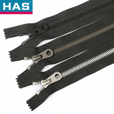 #5 Metal Teeth Zipper Closed end / open end Silver Teeth Zipper