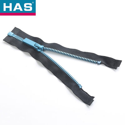 Customizable Metal Zipper #10 Multi Color Zipper Blue With Auto Lock Slider