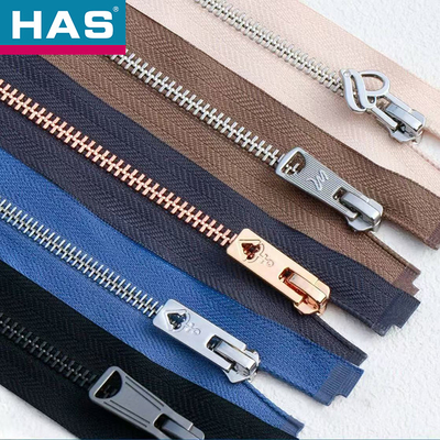 Auto Lock Slider Metal Zippers #3 #5 #7 #8 #10 #12 Heavy Duty 2 Way Zippers
