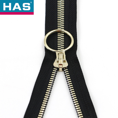 Corn Teeth Plastic Zippers #3 #5 Invisible Black Zipper Customized Logo