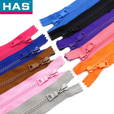 Durable Plastic Zippers Invisible Open End Nylon Zipper #5 For Home Textiles