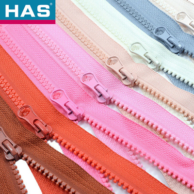 Durable Plastic Zippers Invisible Open End Nylon Zipper #5 For Home Textiles