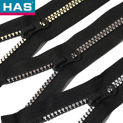 Corn Teeth Plastic Zippers #3 #5 #8 #10 Black Plastic Zip For Long Lasting Bags