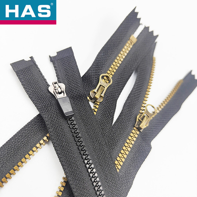 Corn Teeth Plastic Zippers #3 #5 #8 #10 Black Plastic Zip For Long Lasting Bags