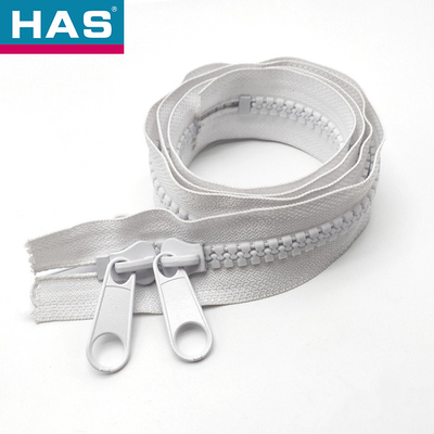 Plastic Lightweight Zippers Two Way Sturdy Zippers #3 #5 #8 #10