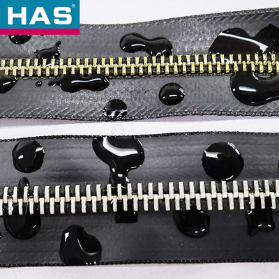 Waterproof Metal Zippers Auto Lock Versatile Zippers For Bags