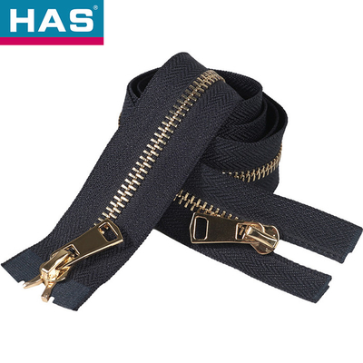 Garment Metal Zippers Durable Clothing Zippers corn Teeth Perfect Style