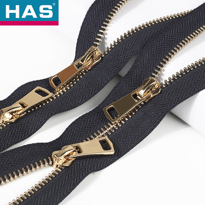 Garment Metal Zippers Durable Clothing Zippers corn Teeth Perfect Style