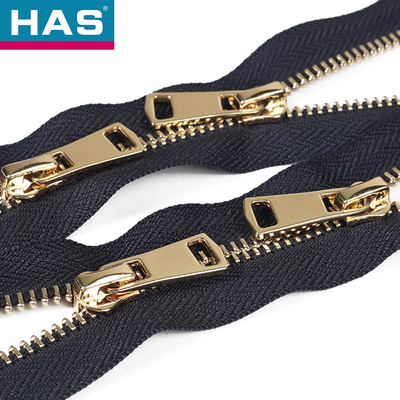 Garment Metal Zippers Durable Clothing Zippers corn Teeth Perfect Style