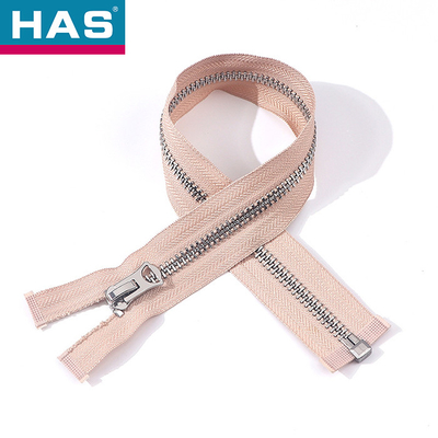 2 Way Metal Zipper Y Teeth Zipper For Shoes Clothing Bags