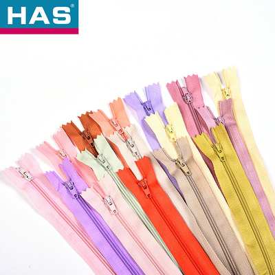 Convenient Shoes Nylon Zipper Garment Accessory With Any Color Teeth