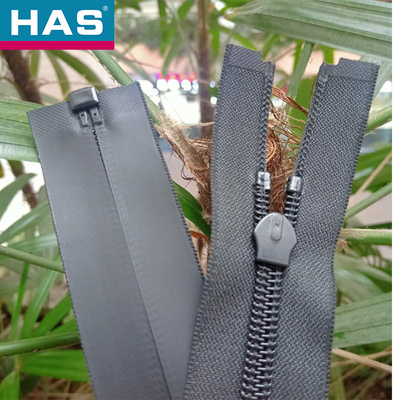5# Leather PU Waterproof Membrane Nylon Zipper For Garment Jackets