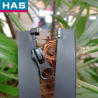 5# Leather PU Waterproof Membrane Nylon Zipper For Garment Jackets
