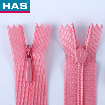 Wedding Dress Zipper Custom Design Nylon Invisible Zipper
