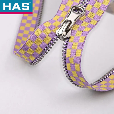 Colorful Metal Zippers For Stylish Garment Manufacturing