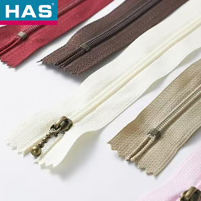 12-25cm Long Chain Nylon Zipper for Closed Jacket and Tent Teeth Run Smoothly