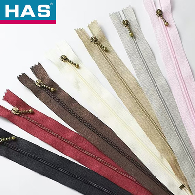 12-25cm Long Chain Nylon Zipper for Closed Jacket and Tent Teeth Run Smoothly