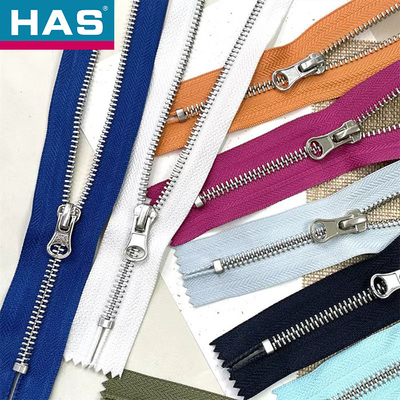 Jacket Zipper 5 With Metallic Metal Teeth And 3 Tape In 15cm Close End Design