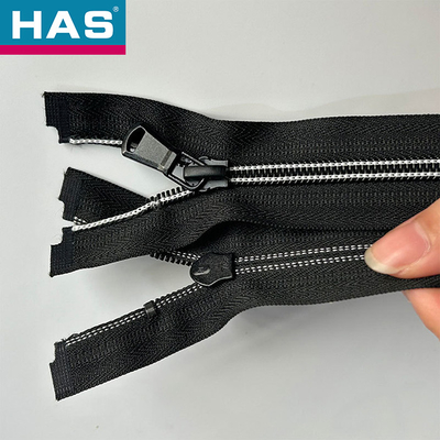 Open End Close End Auto Lock 5# Nylon Zipper For Cloth