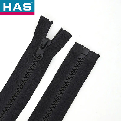No.3/5/8/10 Resin Plastic Zipper Custom Open-end For Garment