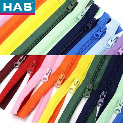 High Performance Nylon Zippers For Garment And Bag Production