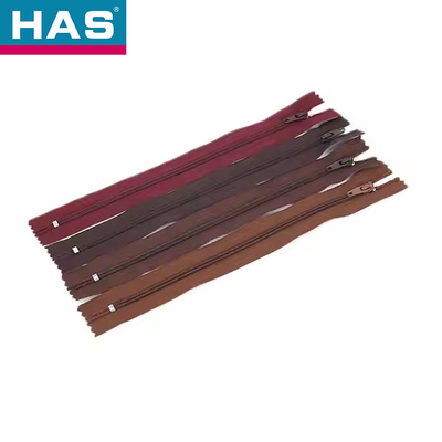 Zipper Coil Clothing Customized Close End Fashion Zipper With Slider Puller