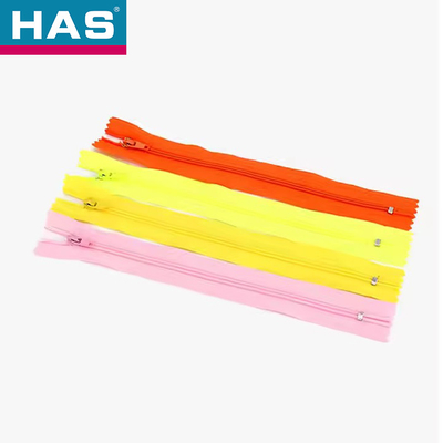 Zipper Coil Clothing Customized Close End Fashion Zipper With Slider Puller