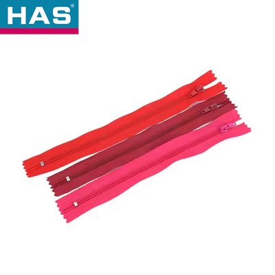 Zipper Coil Clothing Customized Close End Fashion Zipper With Slider Puller