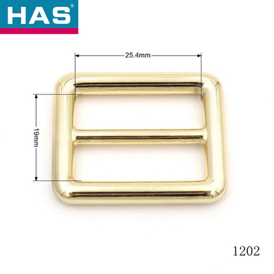 Handbag Accessories Round Metal Slide Adjuster 32 MM Nickel Metal Tri Glide Buckle for Bags