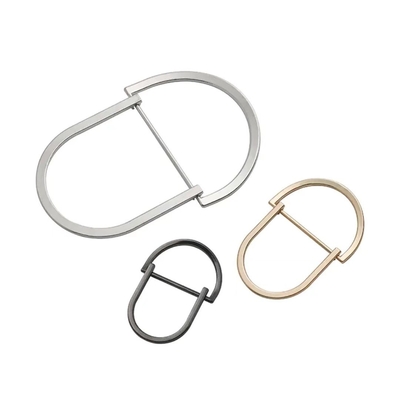 Garment Hardware Accessories Double D Ring Adjustable Buckle For Shoes Clothing Bags