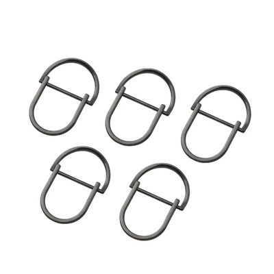 Garment Hardware Accessories Double D Ring Adjustable Buckle For Shoes Clothing Bags