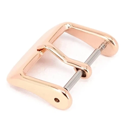 Premium Silver Black Rose Gold Stainless Steel Watch Band Accessory Watchband Buckle
