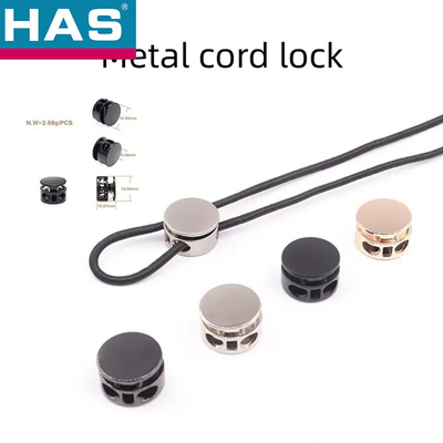 Spring Toggle Cord Lock Adjustable Rope Stopper For Jackets Bags