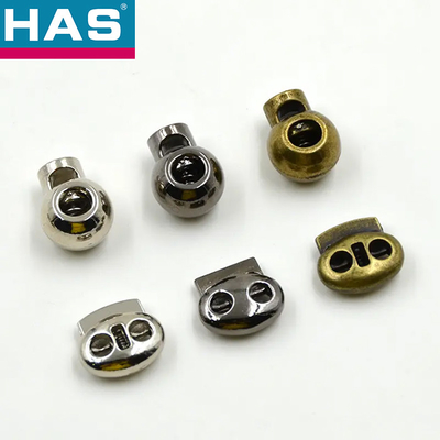 Spring Toggle Cord Lock Custom Drawstring Stopper For Clothing Bags