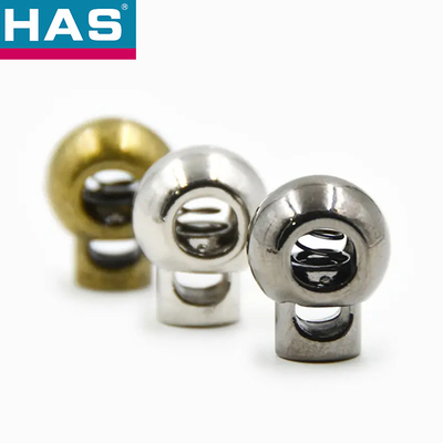 Spring Toggle Cord Lock Custom Drawstring Stopper For Clothing Bags