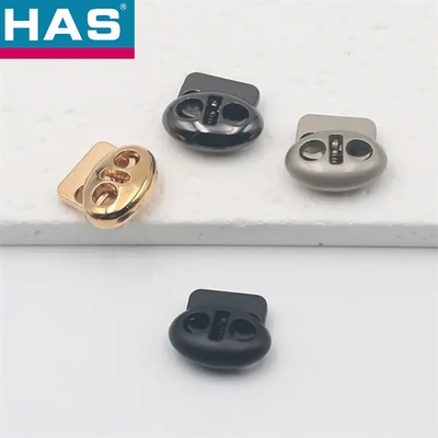 Plastic Snap Hook Cord Lock Adjustable Drawstring Stopper For Bags Clothing